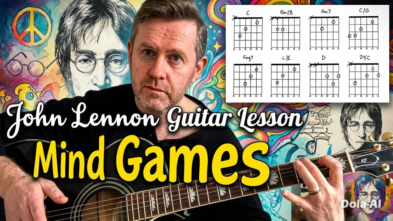 John Lennon - Mind Games - Guitar Lesson (Chord Boxes)