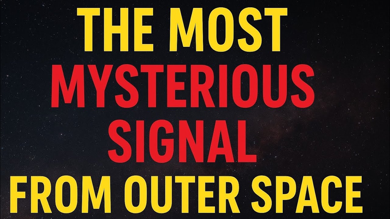 🌌 The Most Mysterious Signal from Outer Space &ndash; The Wow! Signal (1977)
