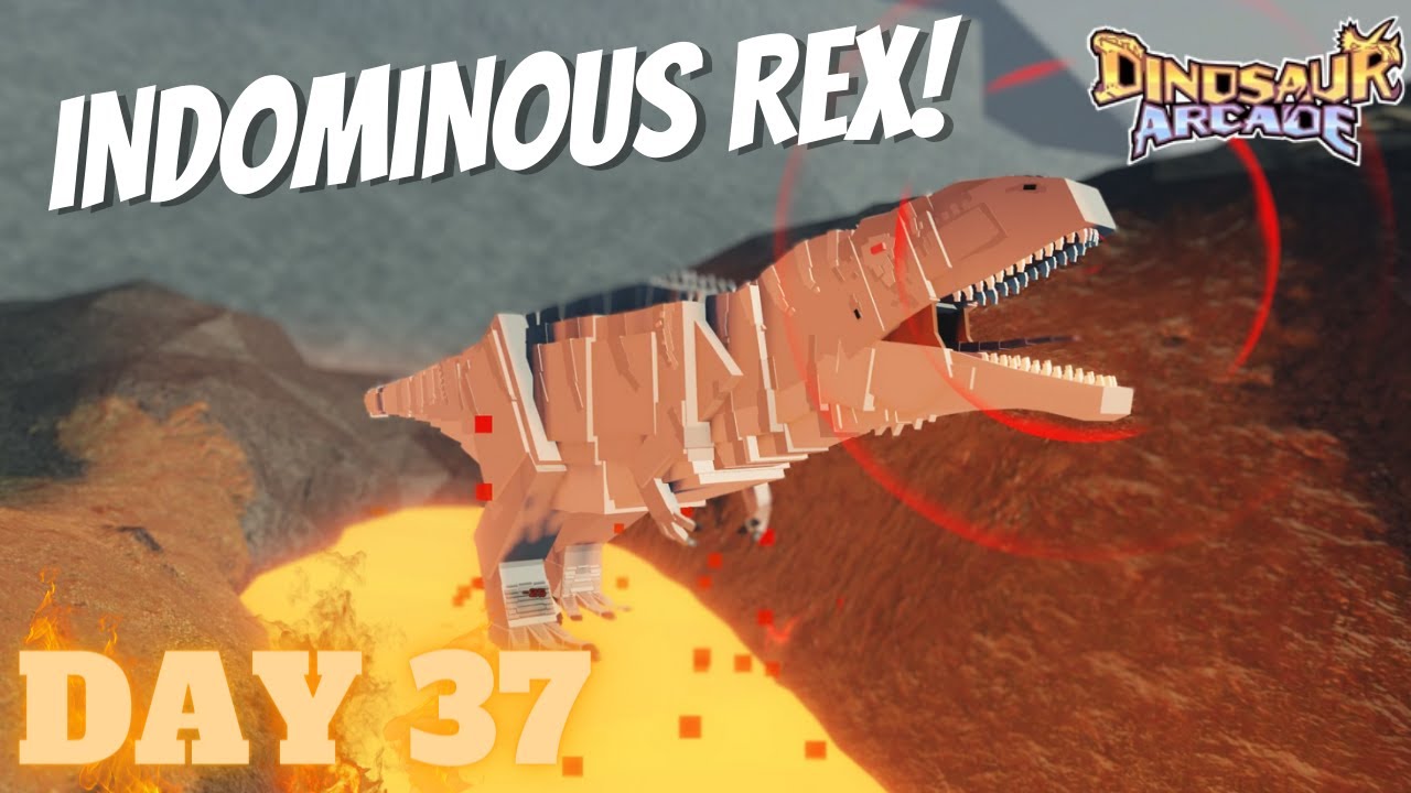 I Survived 50 DAYS as the  INDOMINUS REX! - Dinosaur Arcade