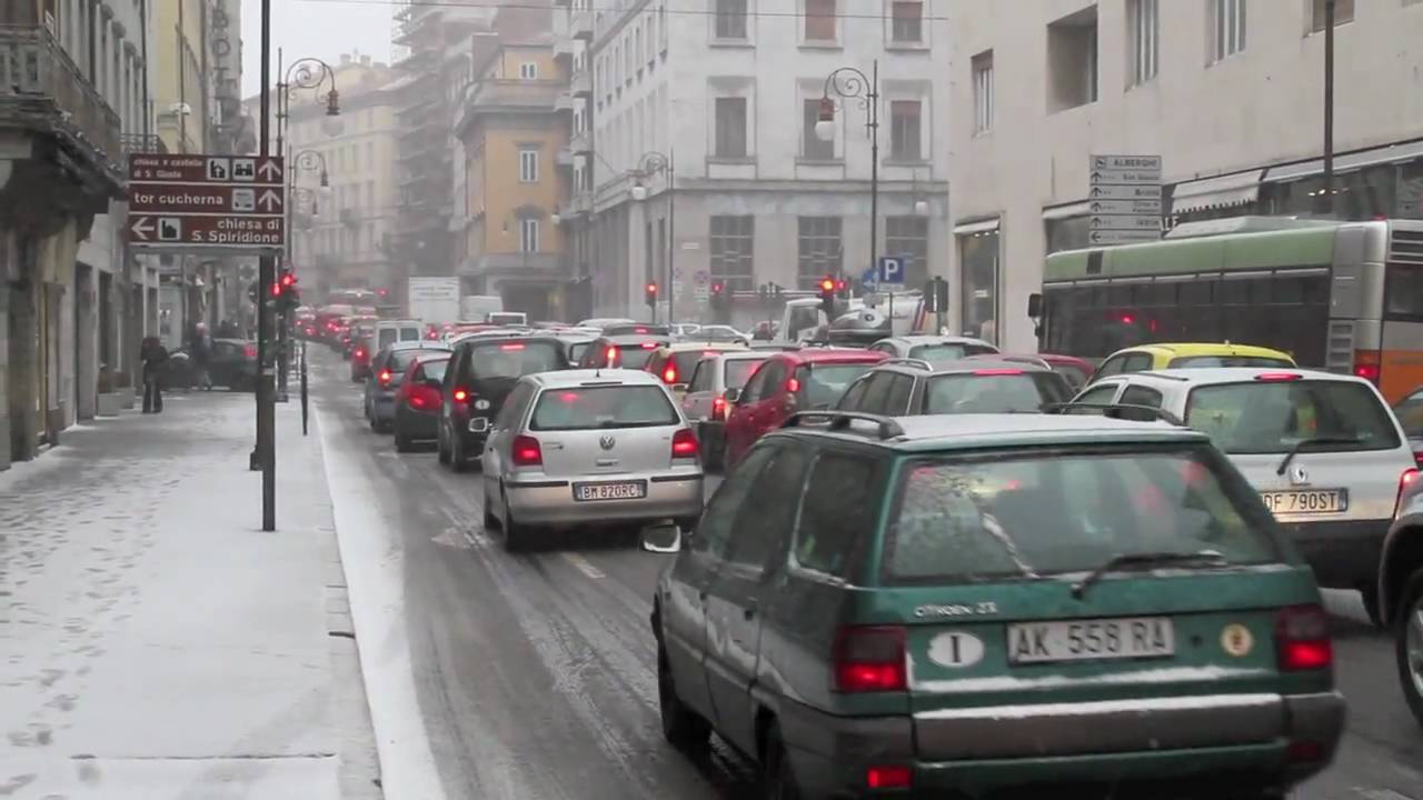 BORA e Neve 200km/h Trieste 10 marzo 2010