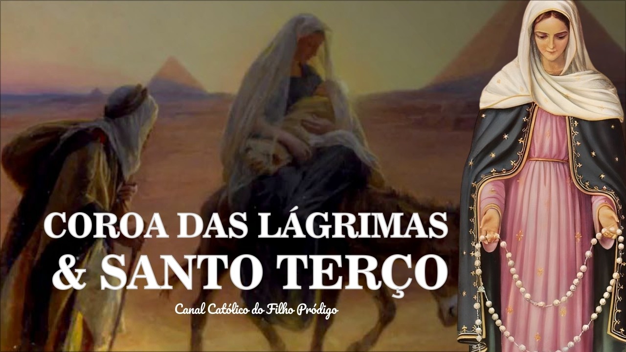 2ª Dor de Maria: A Fuga para o Egito - Escritos Ir Amália | Coroa das Lágrimas & Terço de N. Senhora