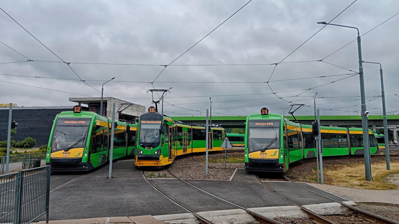 MPK Poznań Linia 16 kierunek Aleje Marcinkowskiego(trasa zmieniona).Moderus Beta MF 22 AC.