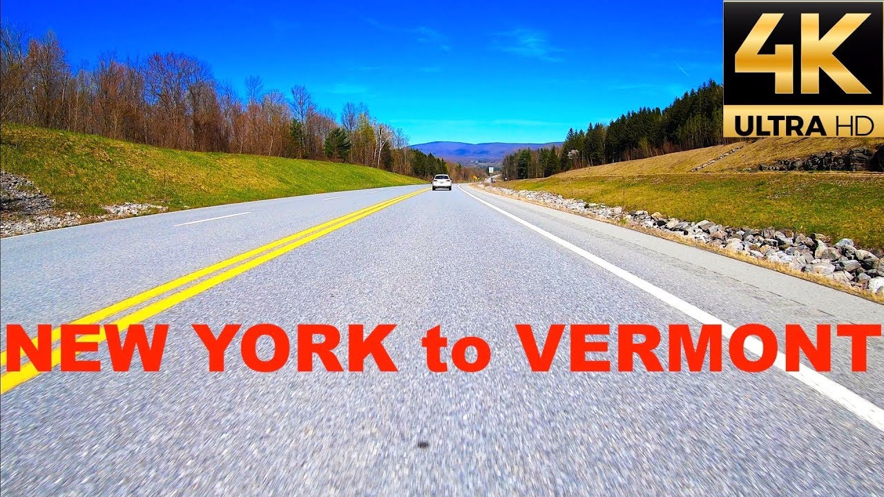 Driving from NEW YORK to VERMONT through a breathtaking scenic route