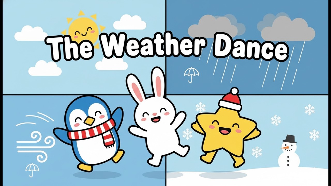 The Weather Dance 🌦️ | Fun Weather Song for Kids & Toddlers