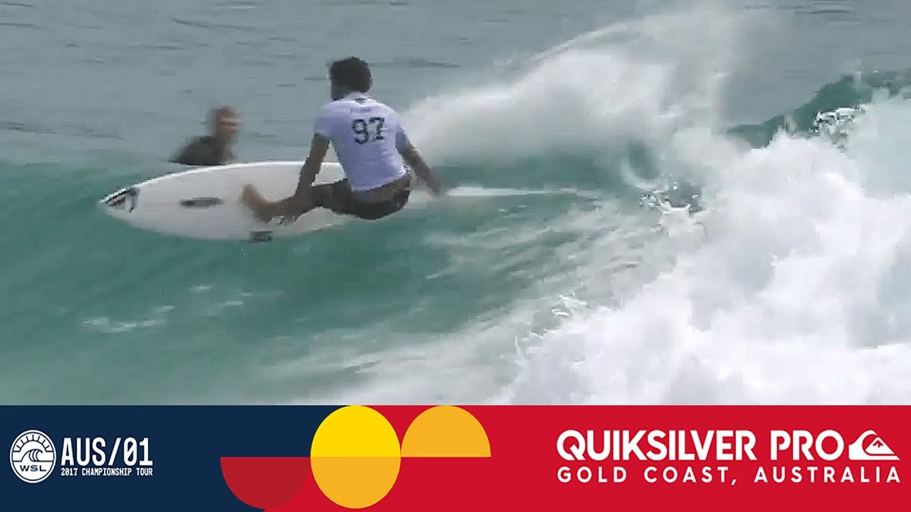 Slater vs. Fanning vs. Flores - Quiksilver Pro Gold Coast 2017 Round One, Heat 7
