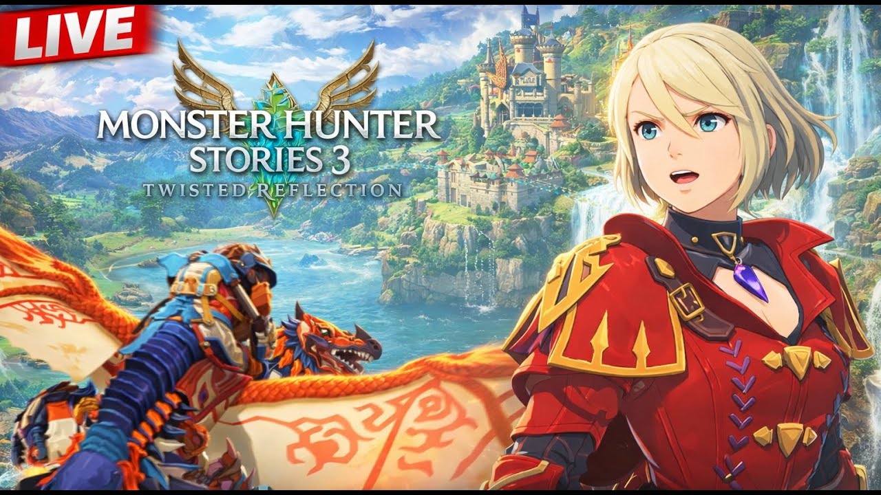 LIVE 🔴 CALON GOTY?! AKHIRNYA AKU PUNYA KESEMPATAN MAIN GAME INI! Monster Hunter Stories 3 #Gameplay