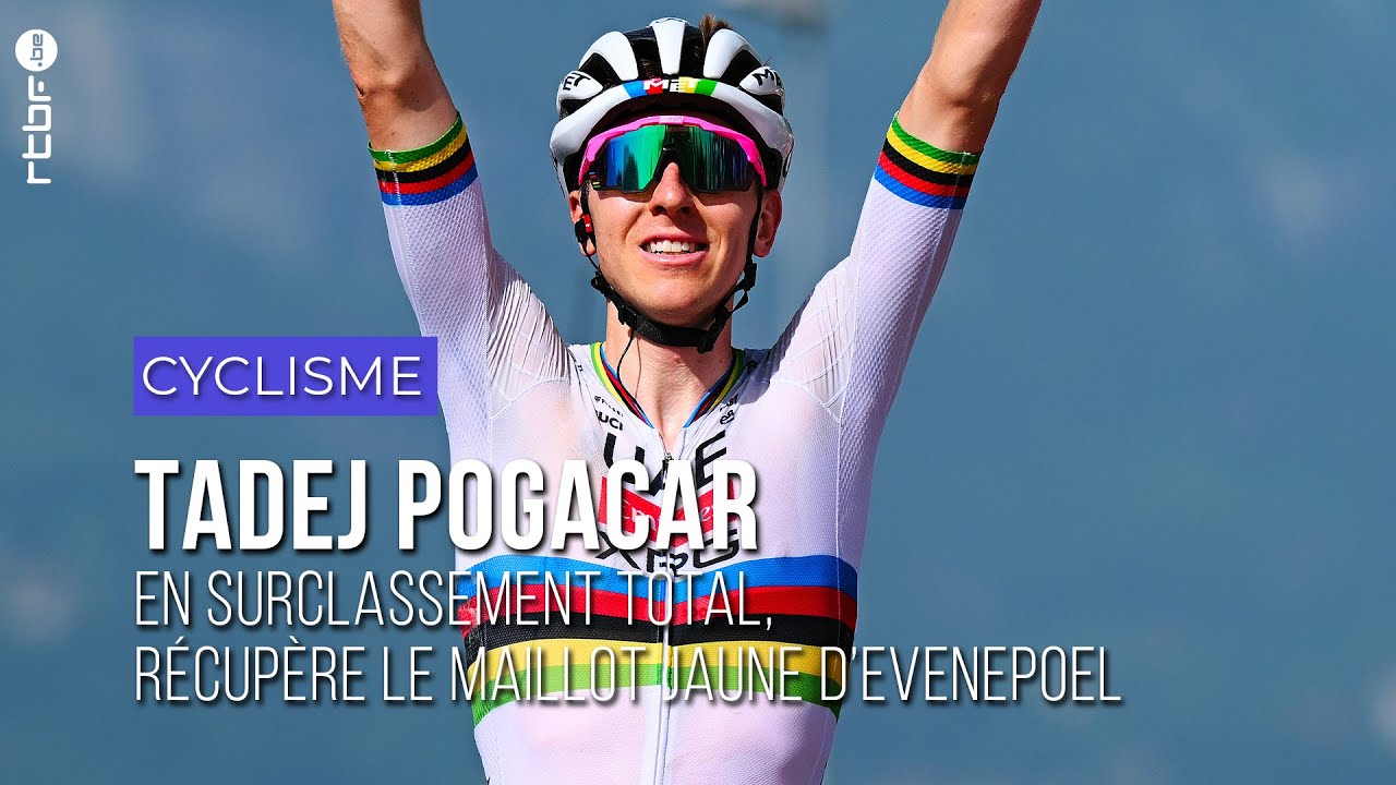 Critérium du Dauphiné - étape 6 : Tadej Pogacar en surclassement total, récupère le jaune de Remco