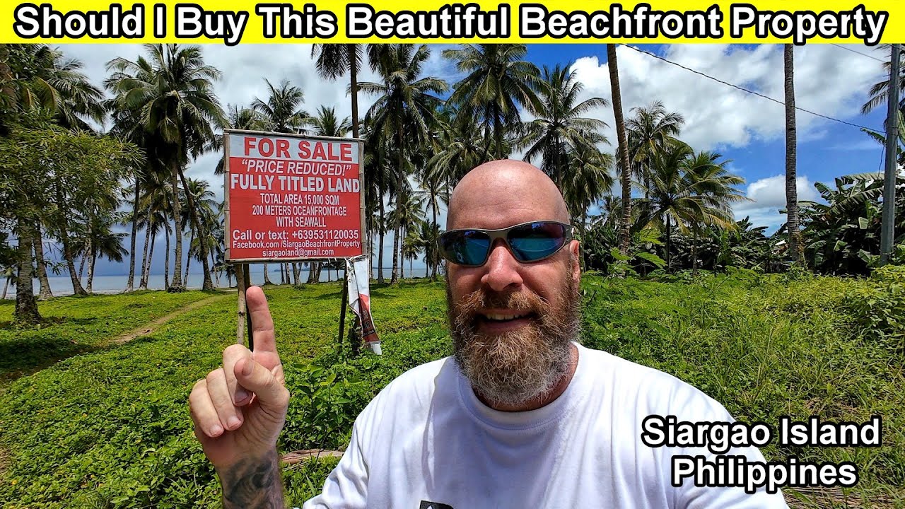 SHOULD WE BUY THIS BEAUTIFUL BREATHTAKING OCEAN FRONT PROPERTY ON SIARGAO ISLAND #property #siargao