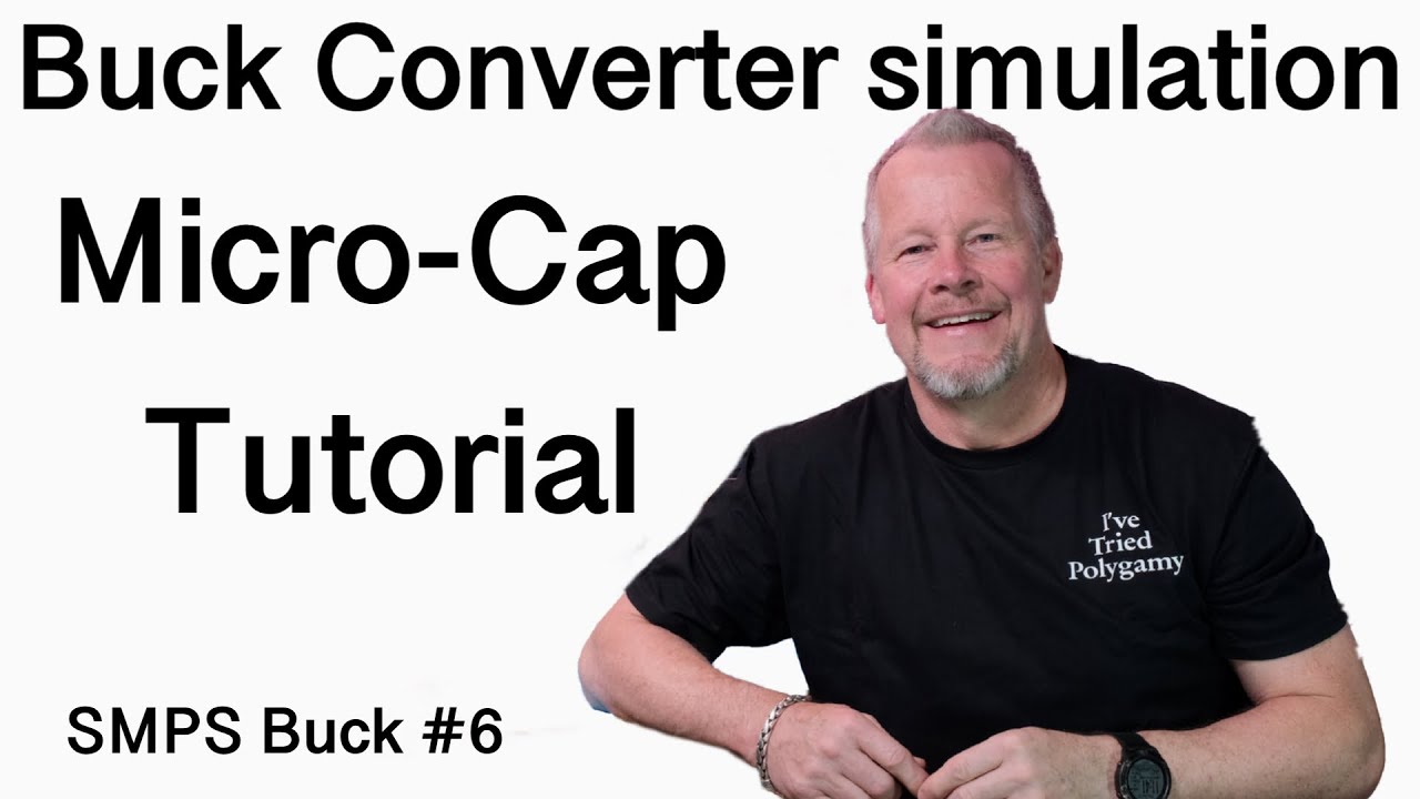 Buck Converter Simulation in MicroCap tutorial SMPS #6 #buckconverter #microcaptutorial #SMPS