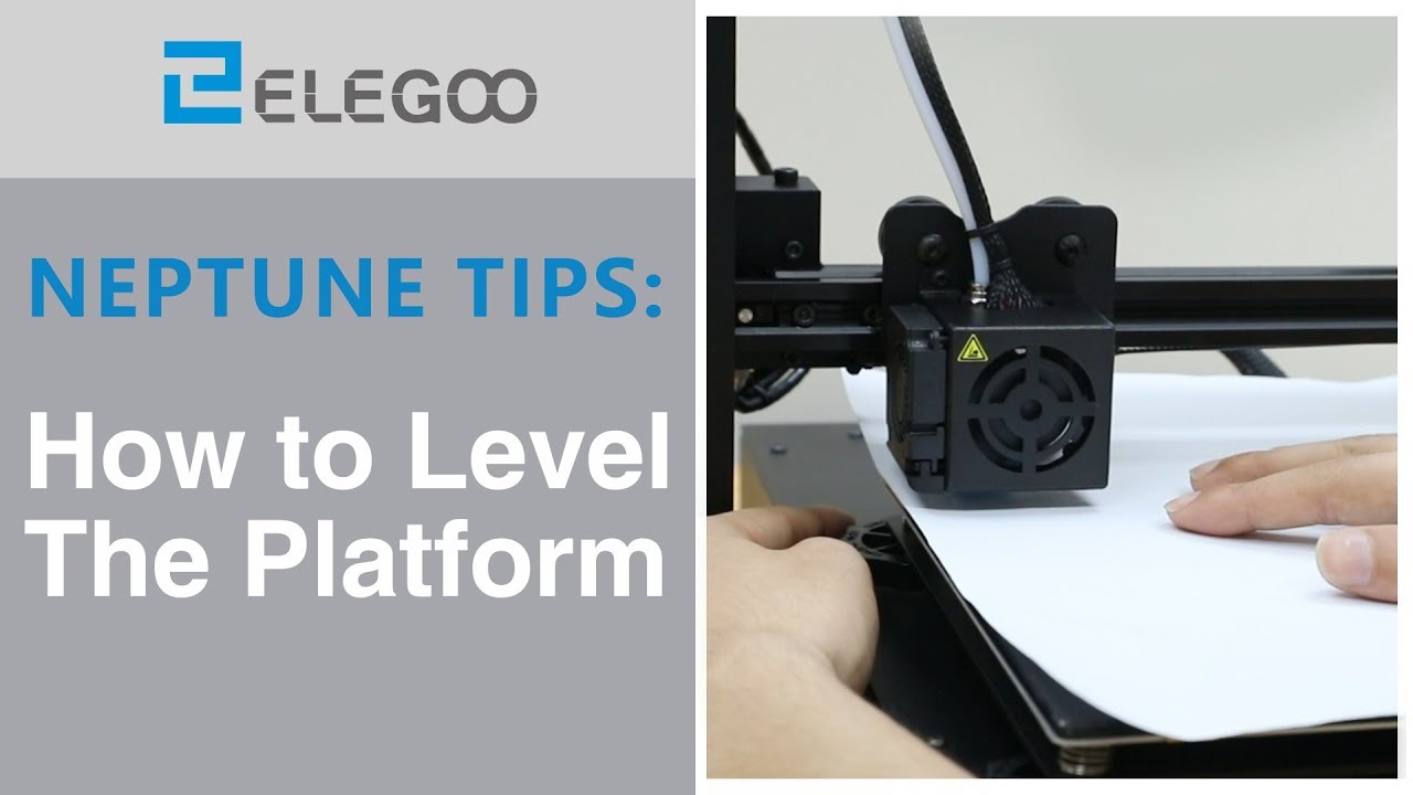 ELEGOO Neptune: How to level the platform