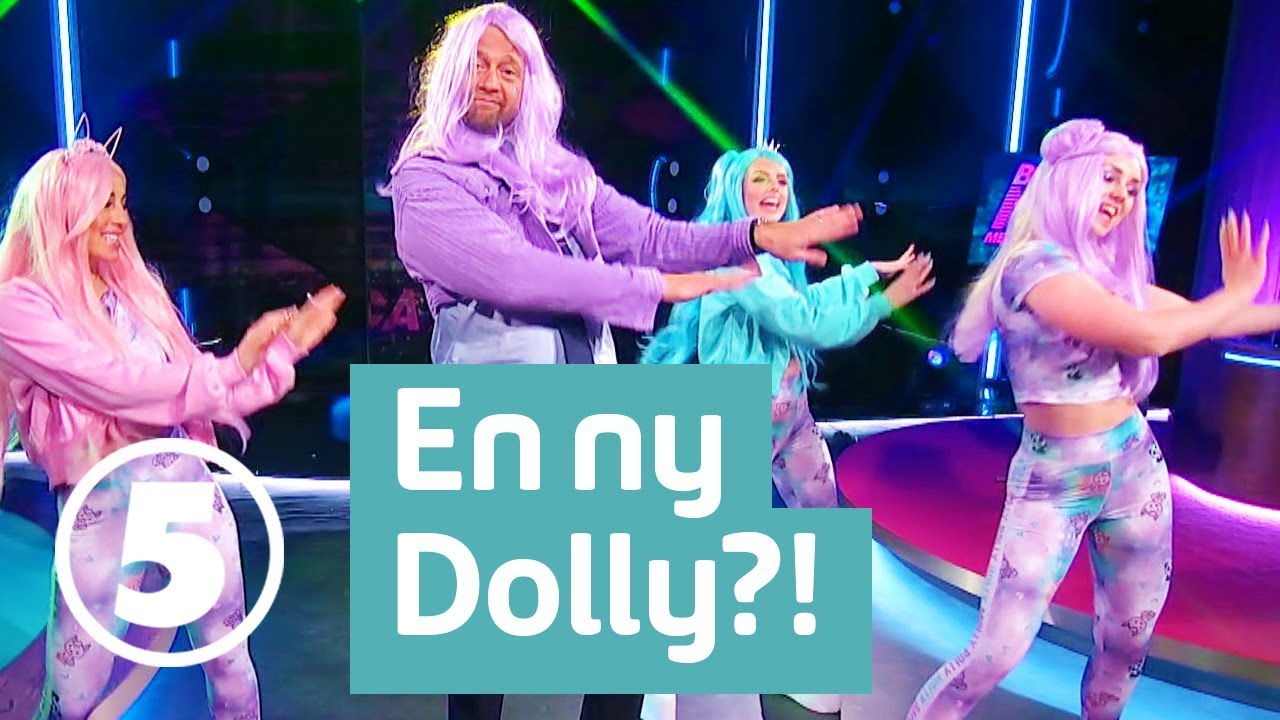 Breaking news | Johan Petersson får en Dolly Style makeover och lär sig Habibi-koreografin