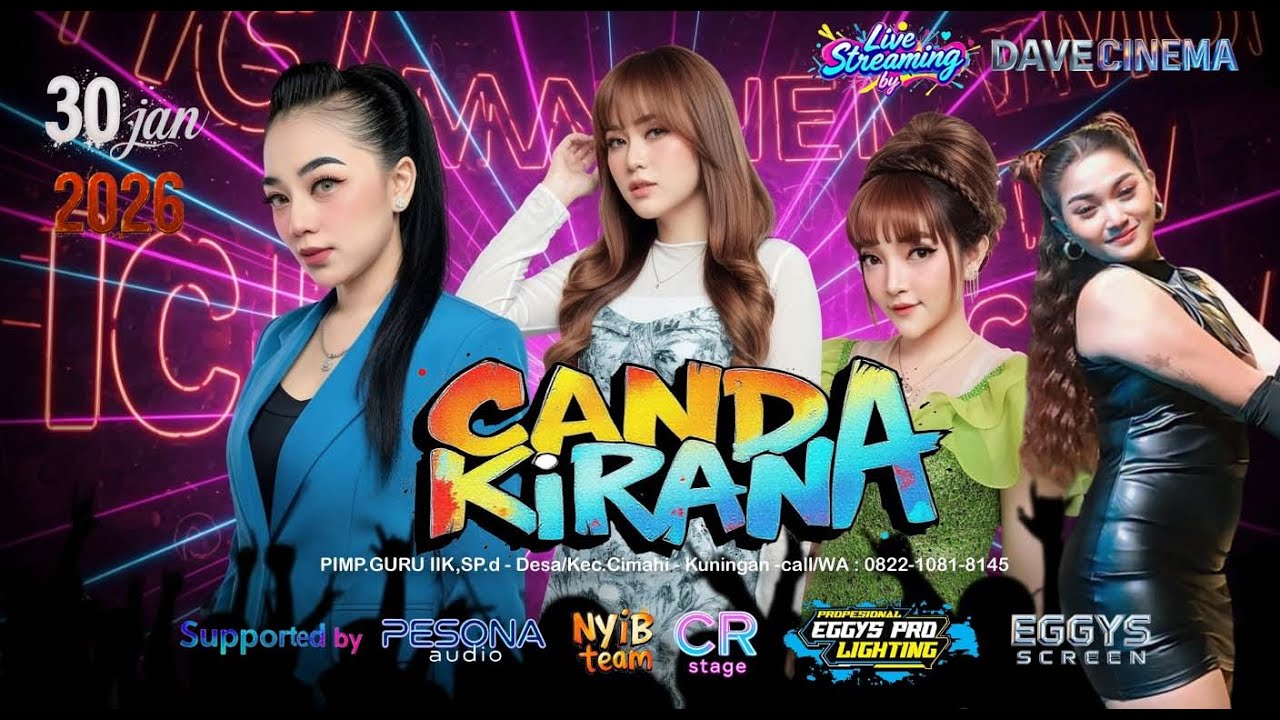 LIVE CANDA KIRANA - PERNIKAHAN ADIT & MAYA - CIMAHI 30 JUNI 2025 - season MALAM