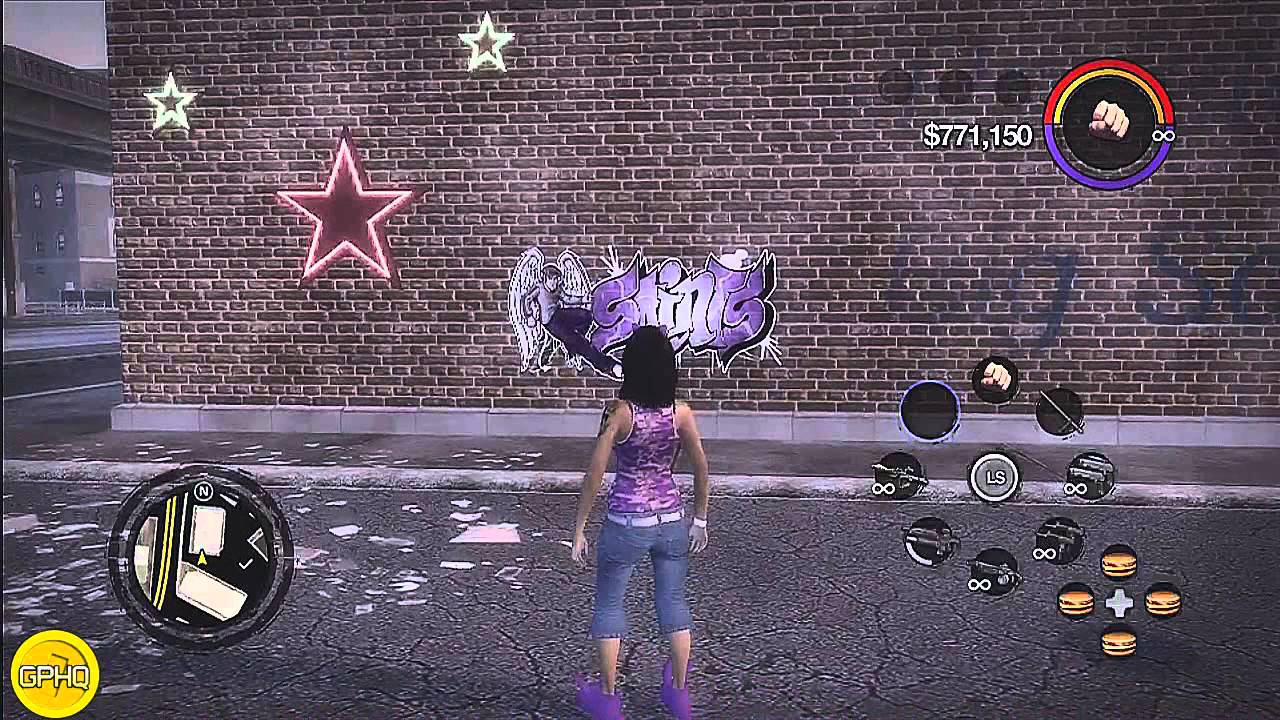 Saints Row 2 all 50 tag locations