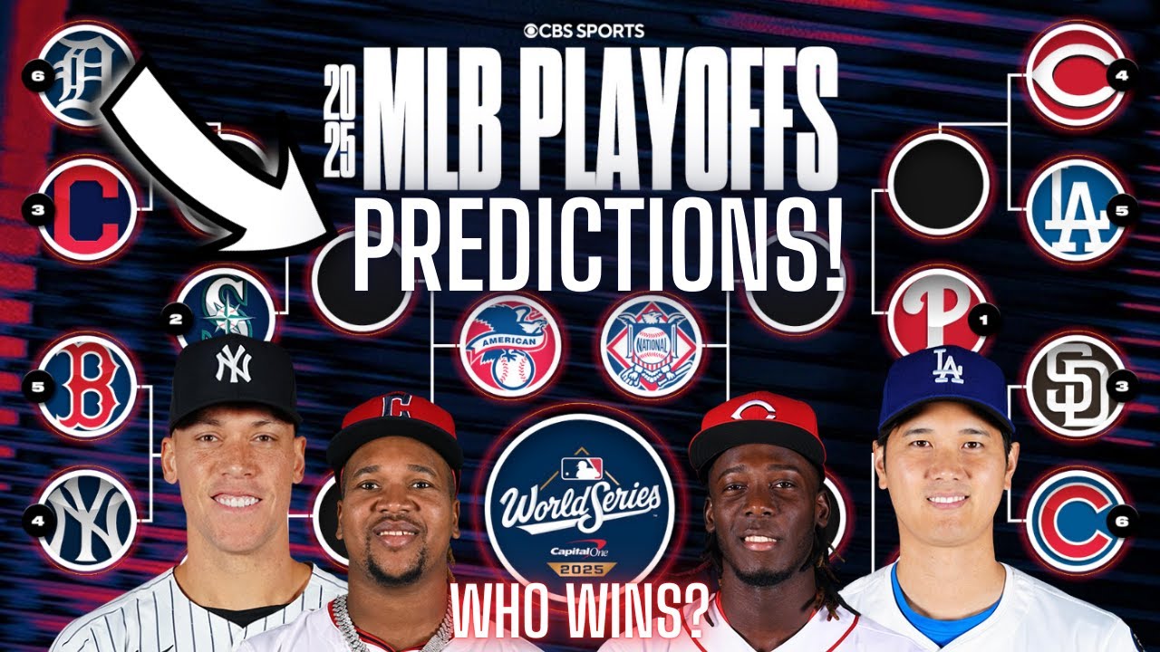 2025 MLB PLAYOFF PREDICTIONS! WHO WILL WIN THE WORLD SERIES THIS YEAR? POSTSEASON RANKINGS!