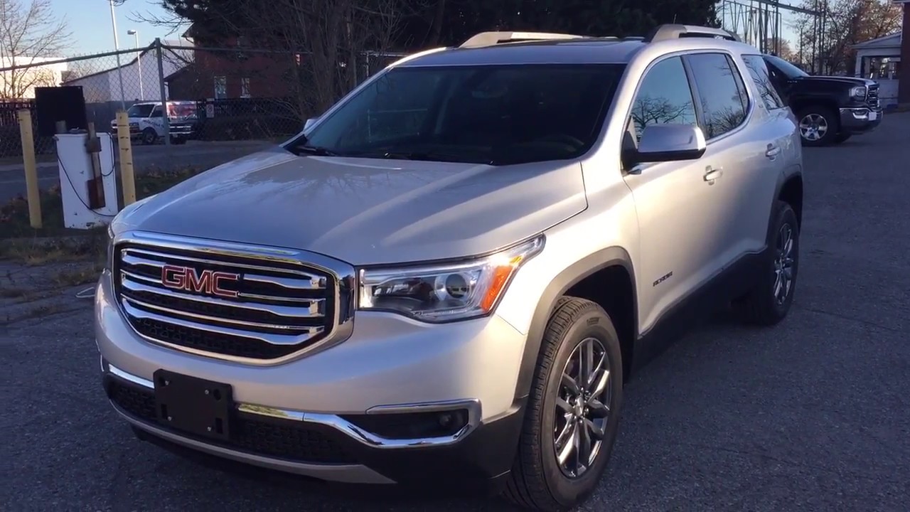 2018 GMC Acadia AWD  SLT 7 Passenger Power Liftgate Silver Oshawa 180333