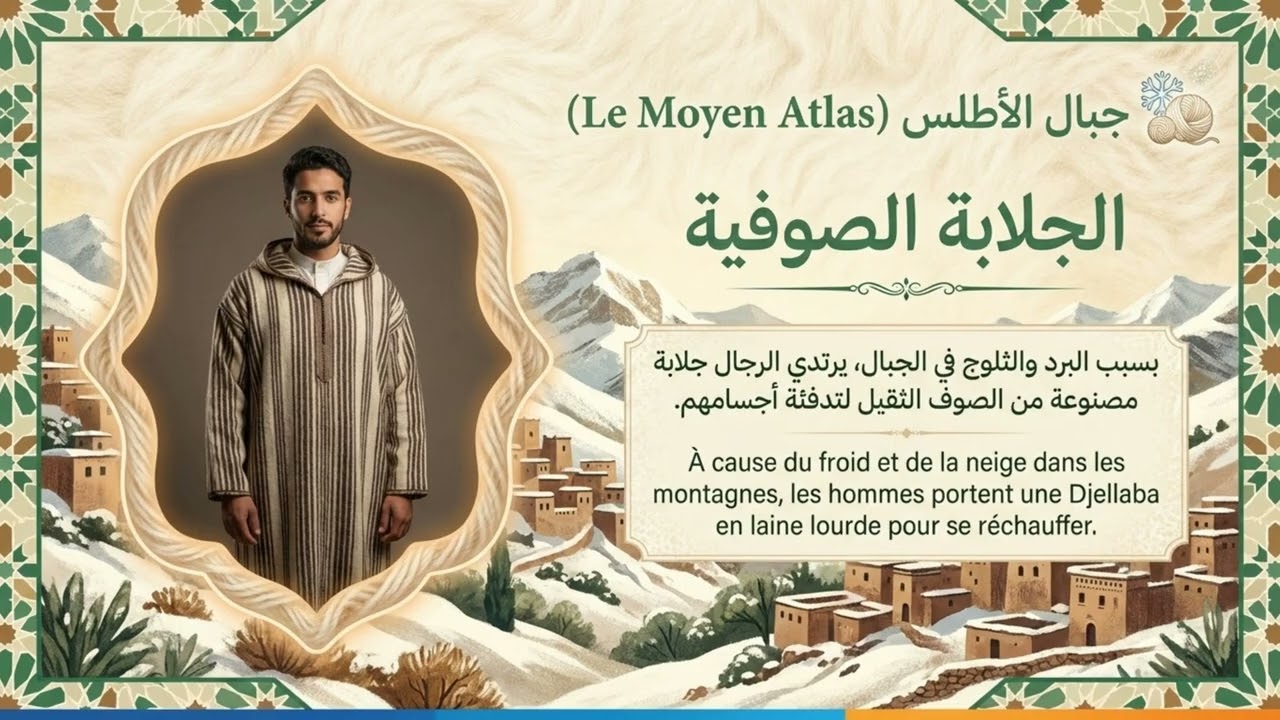 اللباس الرجالي في المغرب | Vêtements Traditionnels Marocains