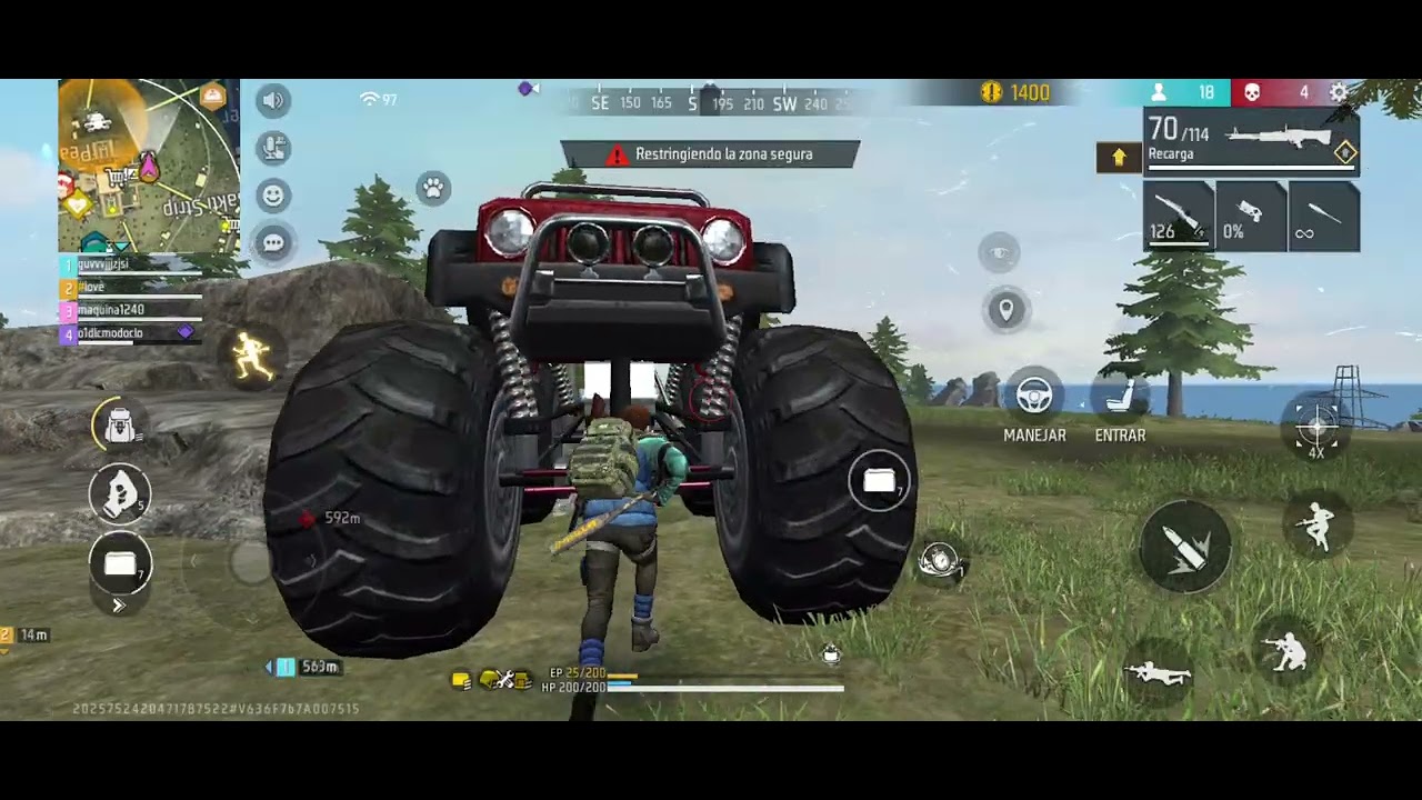 GARENA FREE FIRE  MARTES 24 DE FEBRERO 