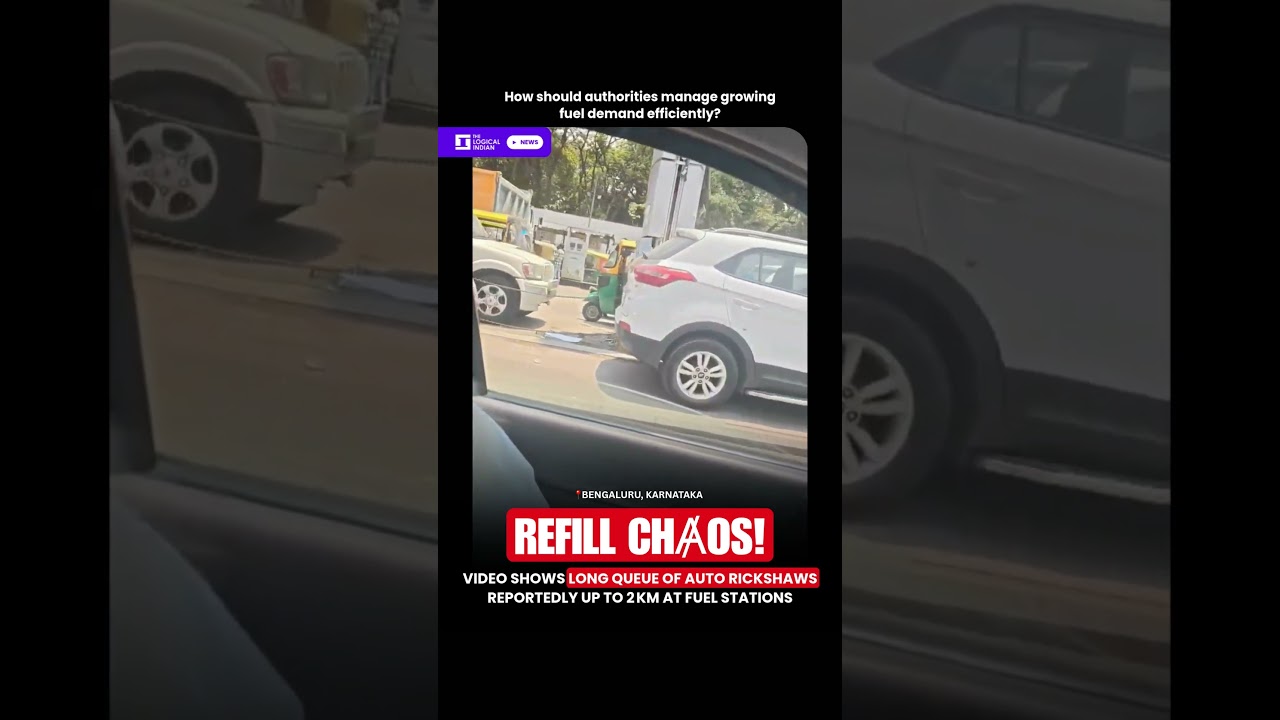 Video Shows Long Queue of Auto Rickshaws Reportedly Up to 2 km at Fuel Stations
