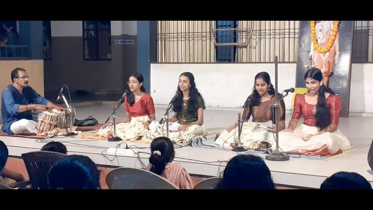 'Amba Stavam', 'അംബാസ്തവം' by Shreya and group on Navarathri 2025 at school event