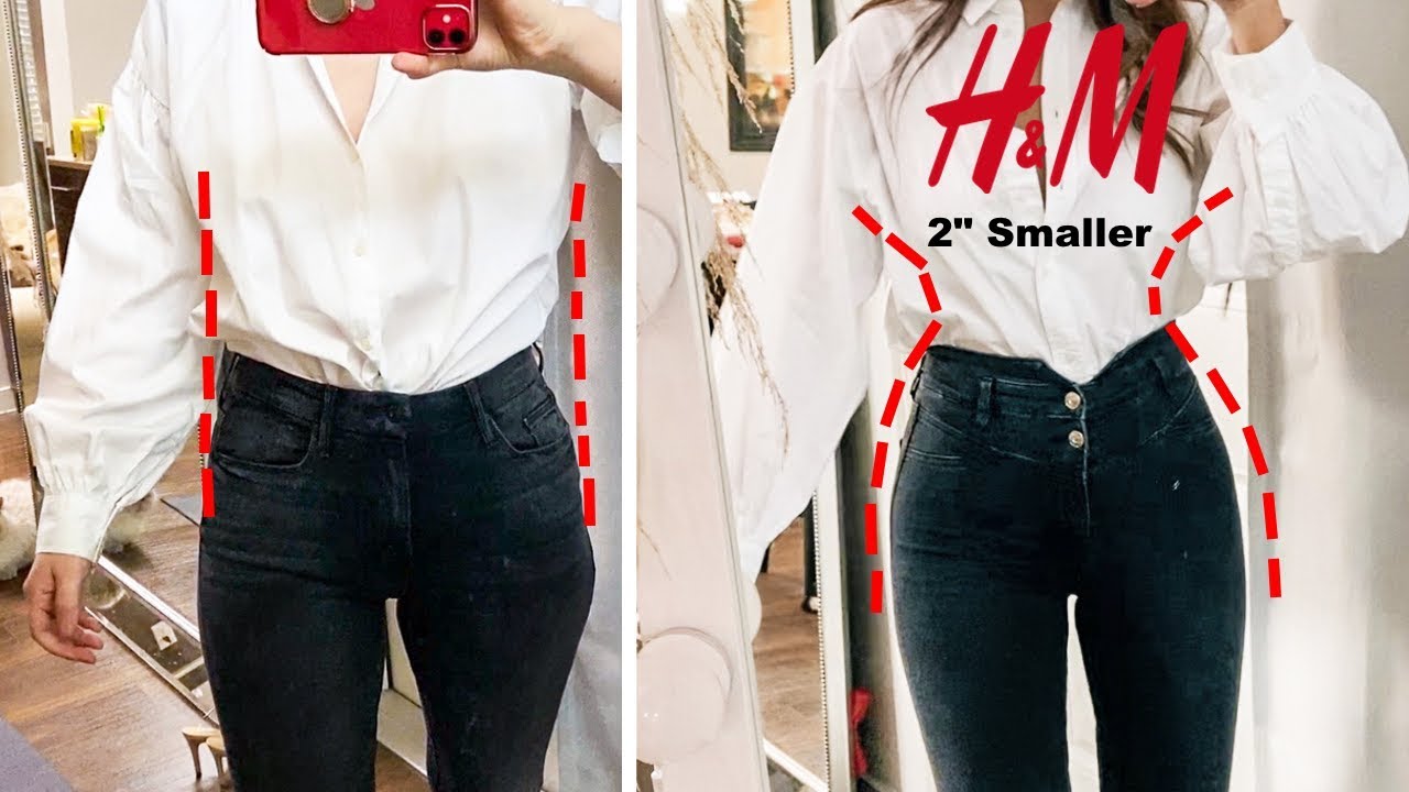 H&M TRY-ON HAUL🔥 *LOOK BETTER Instantly with CORSET jeans*
