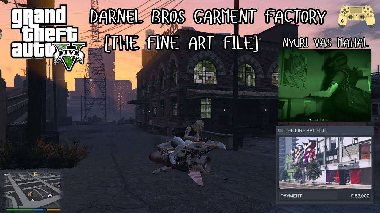 [ThunderGKhay] Darnel Bros Garment Factory   The Fine Art File GTA V ONLINE
