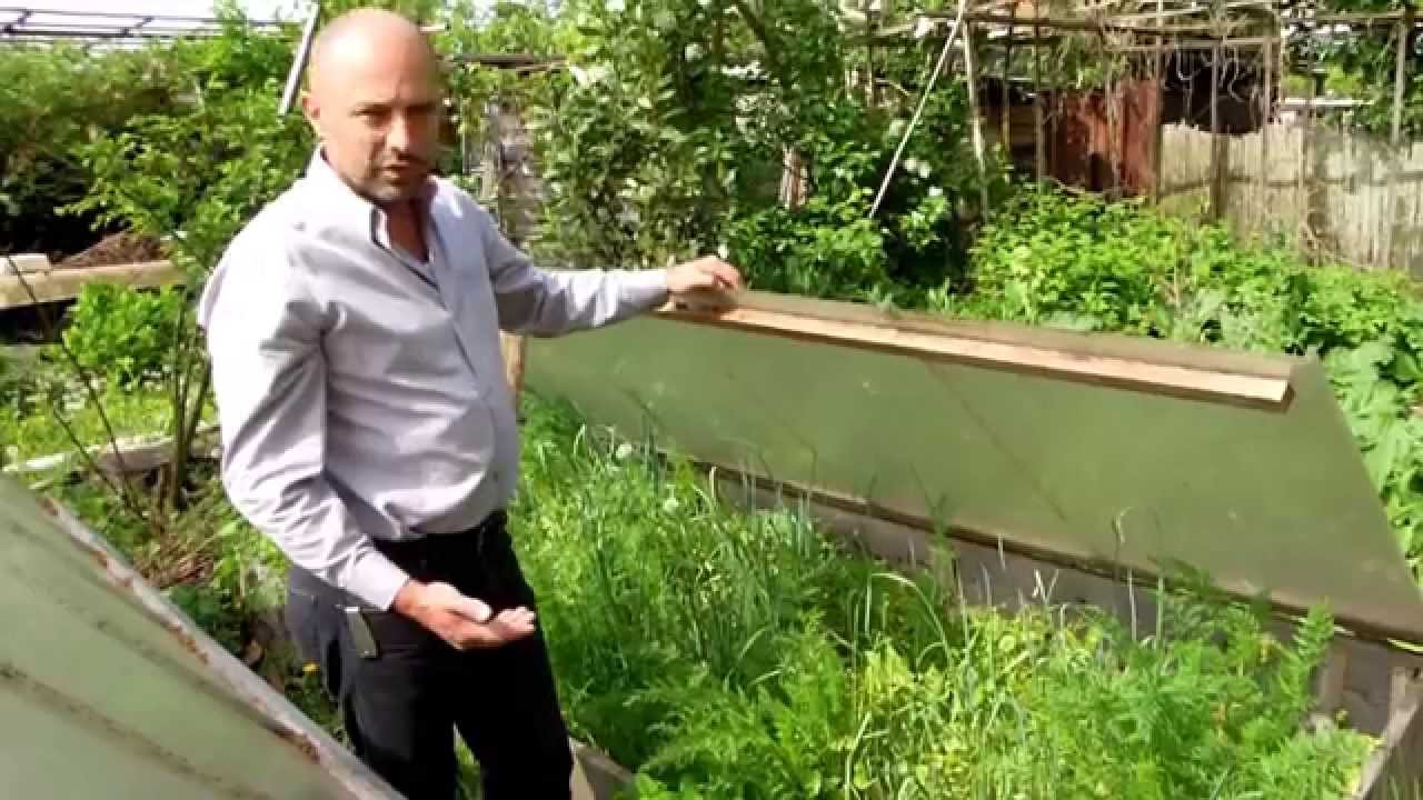 serre d'hiver (châssis) pour la permaculture, isolée, écologique, et sans besoin d'arrosage
