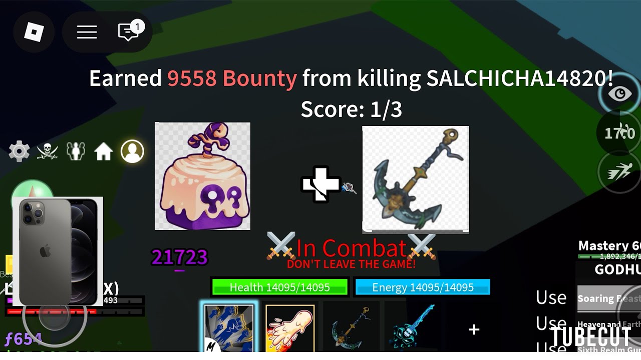 Reaching 2.6m bounty with dough and shark anchor / mobile / blox fruit part 1