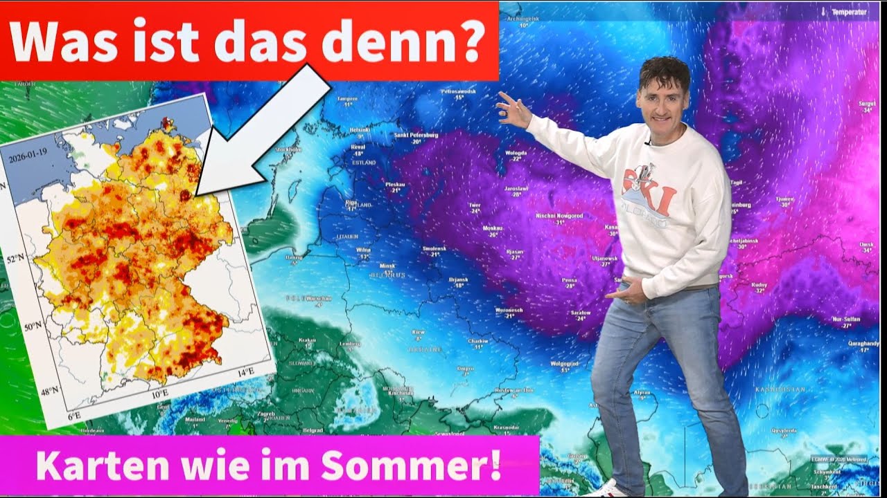 Sibirische Kältepeitsche lauert und dazu extreme Trockenheit, wie man aus dem Sommer kennt!