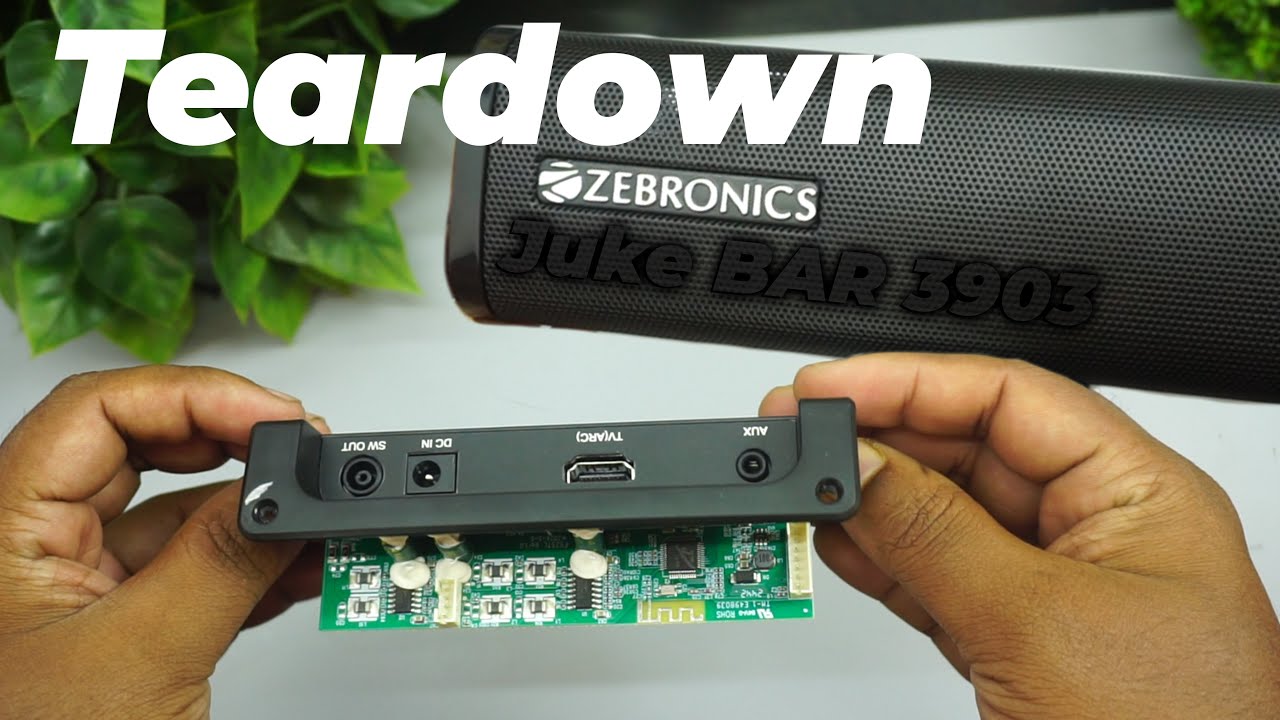 Inside the ZEBRONICS Juke BAR 3903 | Full Disassembly & Review