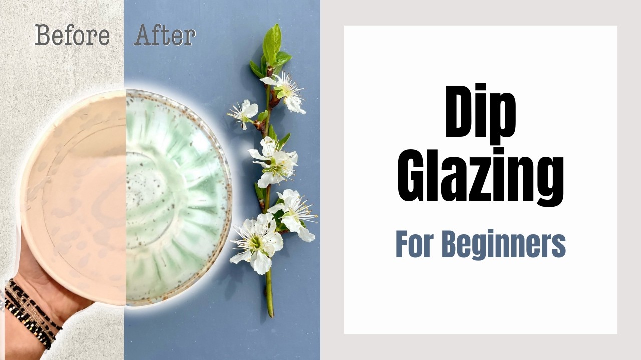 ***How to glaze pottery  - a step by step glazing pottery guide for beginners -  tips & tricks
