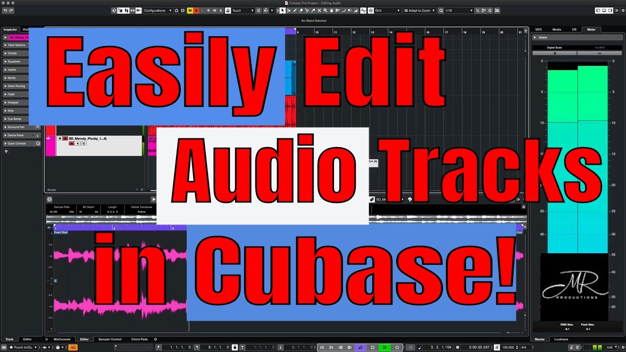How to Edit Audio in Cubase 11 Pro!