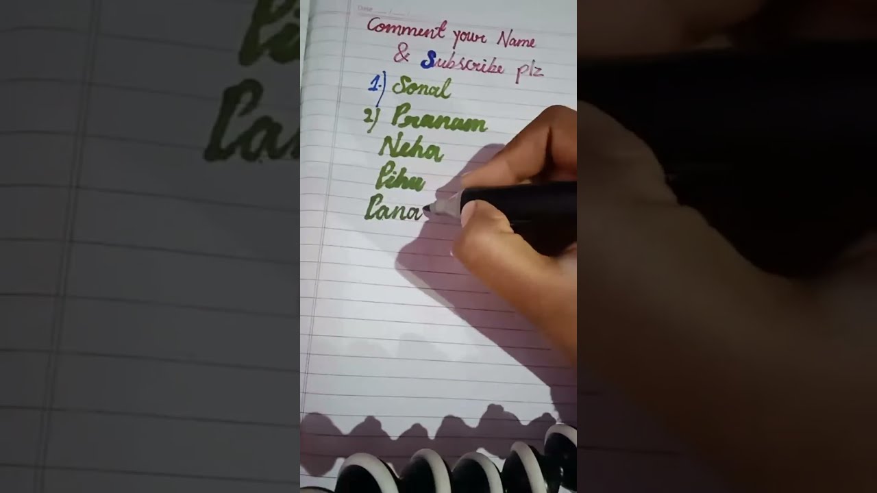 name Writing challenge ❤️‍🔥  is live