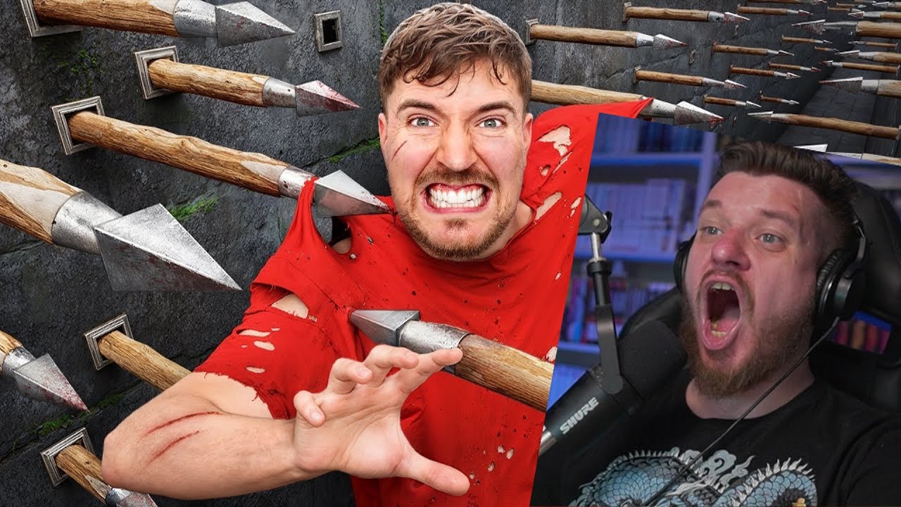 Самая Смертельная Полоса Препятствий в Мире! | РЕАКЦИЯ НА MrBeast