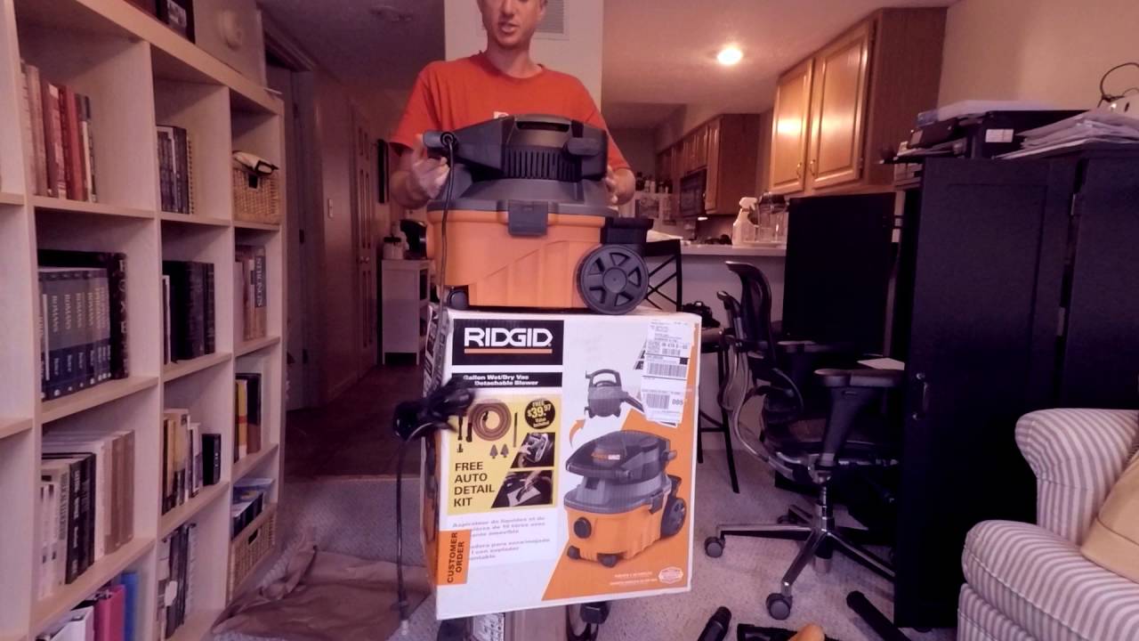 The Ridgid Blower Vac Unboxing Review