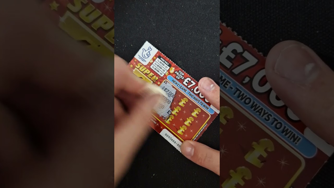 &pound;7,000 Super Sevens &pound;1 Scratch Card