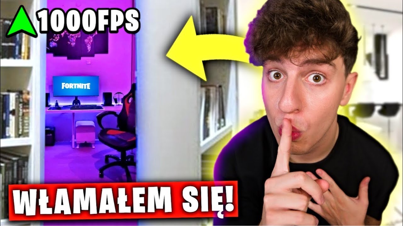 WŁAMAŁEM SIĘ na KOMPUTER SETTIEGO *1000 FPS* w Fortnite