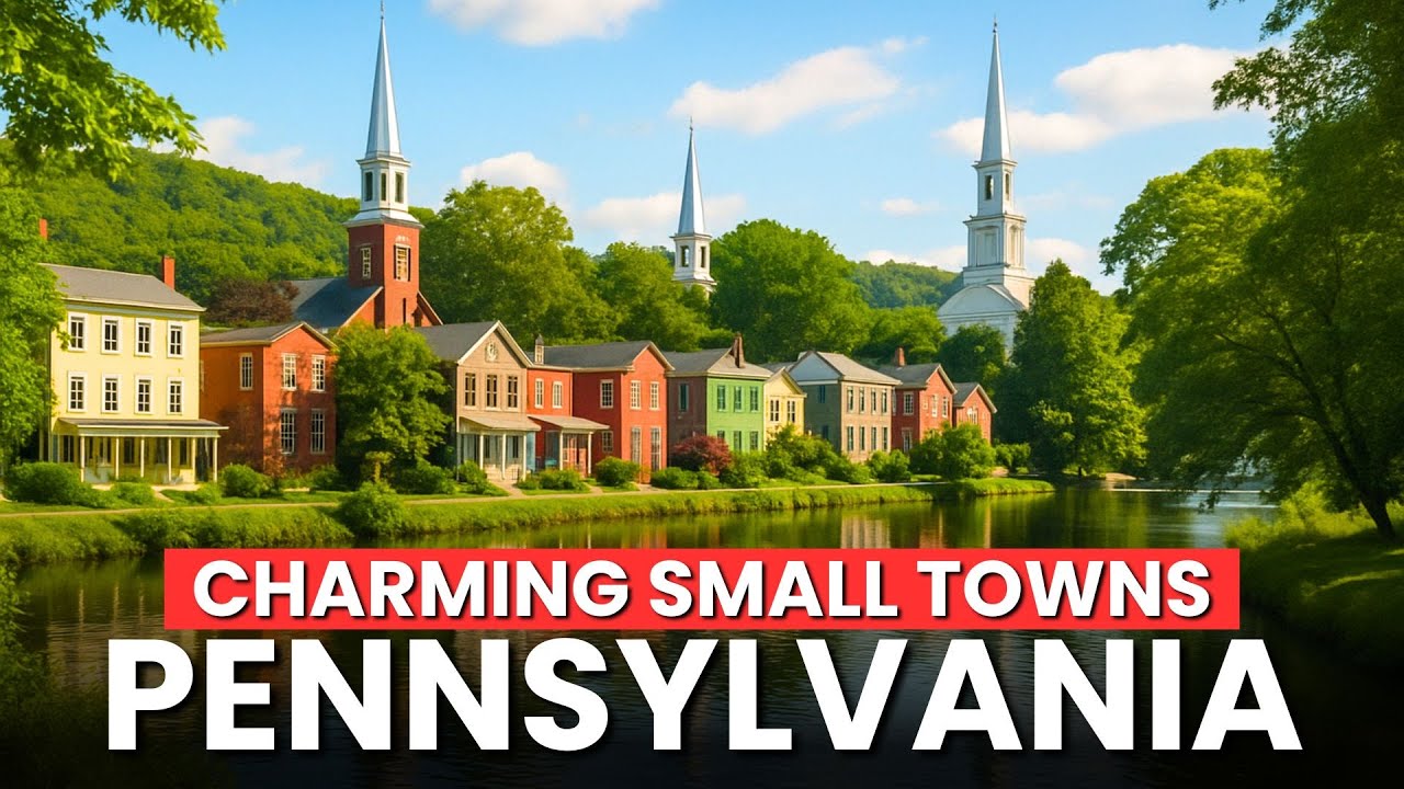 I Found 7 MOST Beautiful Small Towns in Pennsylvania!