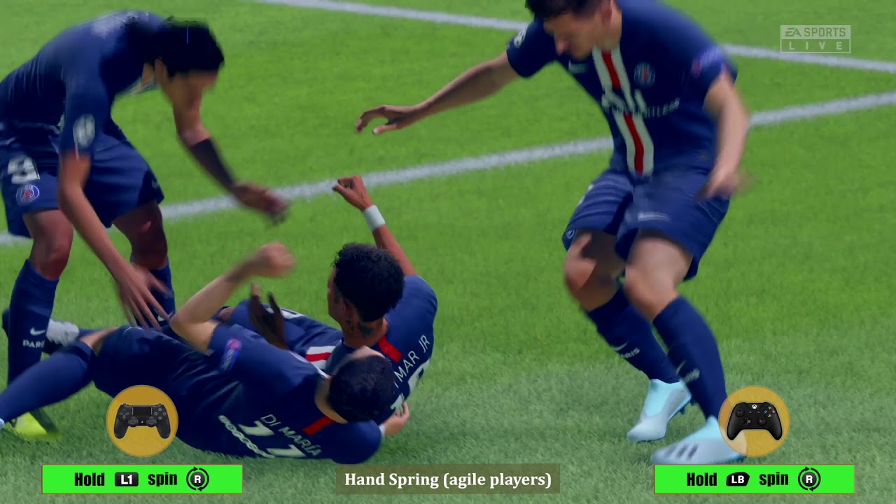 FIFA 20 CELEBRATION | Hand Spring (agile players) | Finishing Move | PS4 & XBOX