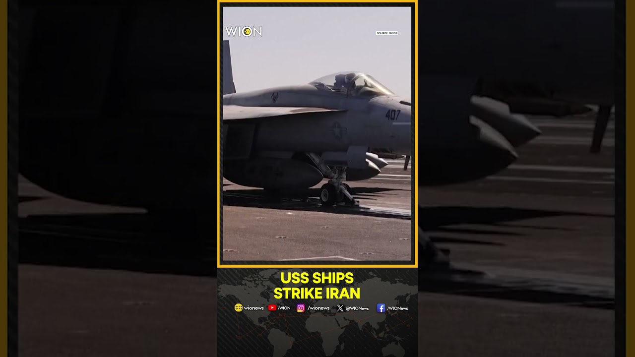 US Military Releases Footage Showing Iran Conflict Operations | WION Shorts