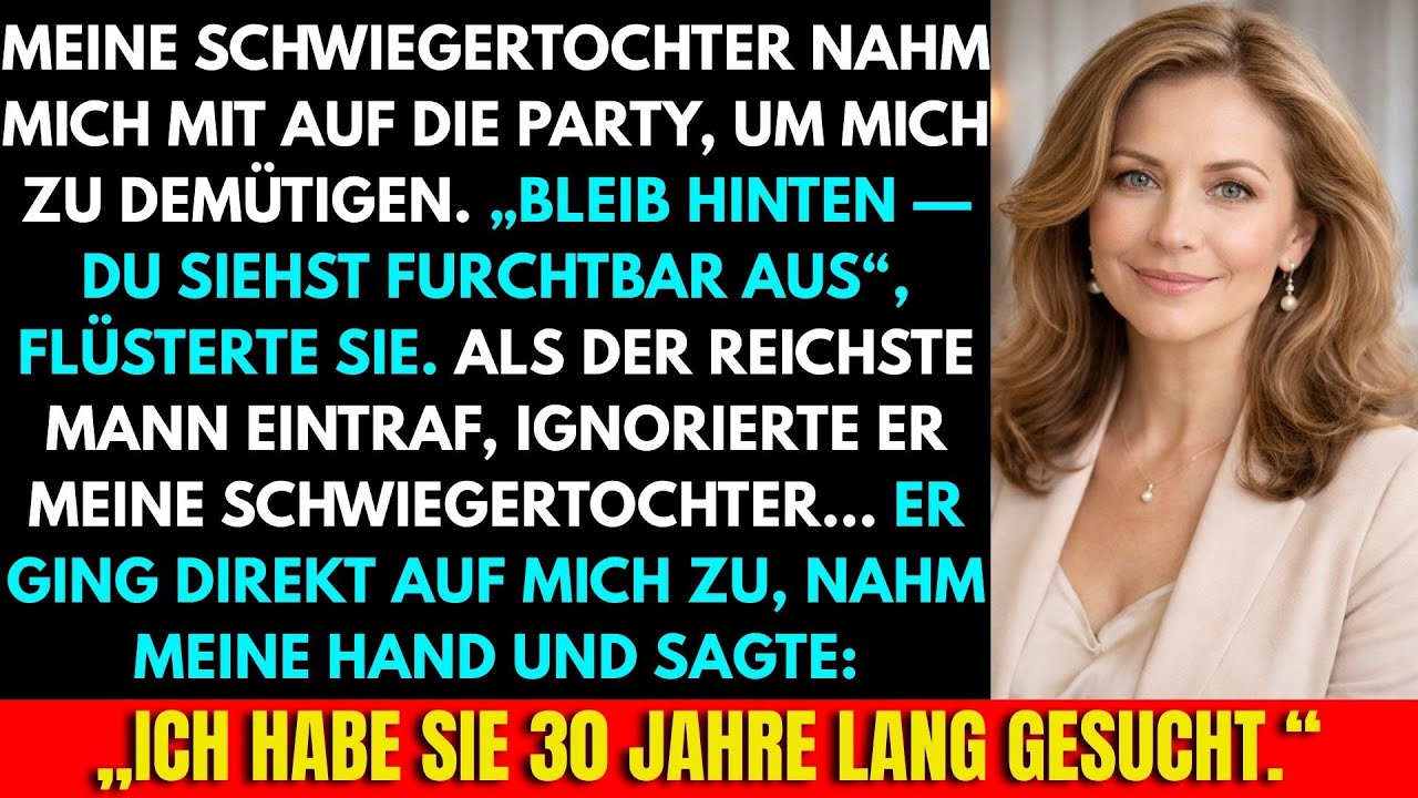 Schwiegertochter Versteckte Mich Auf Der Party; CEO Fand Und Sagte: 