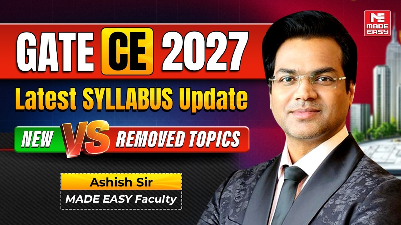 GATE 2027 Civil Engineering Syllabus Changes | Don't Miss These New Topics!