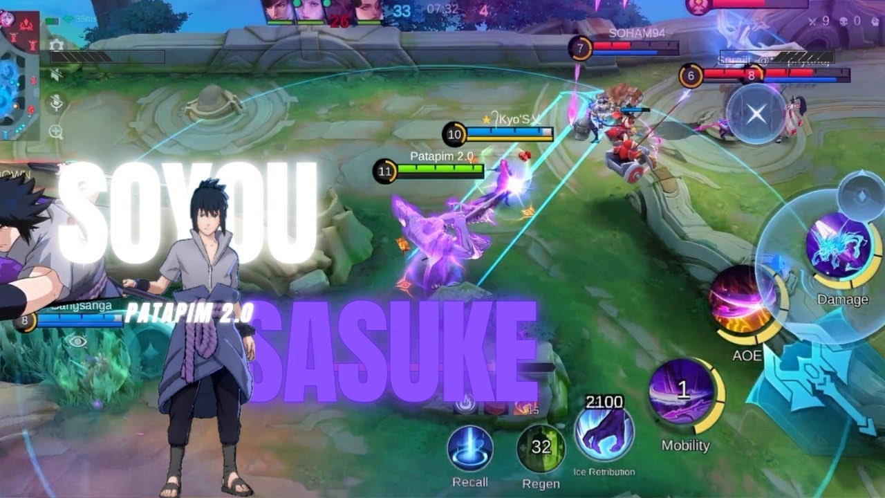 SOYOU SASUKE GAMEPLAY 🔥 |MLBB GAMEPLAY | 