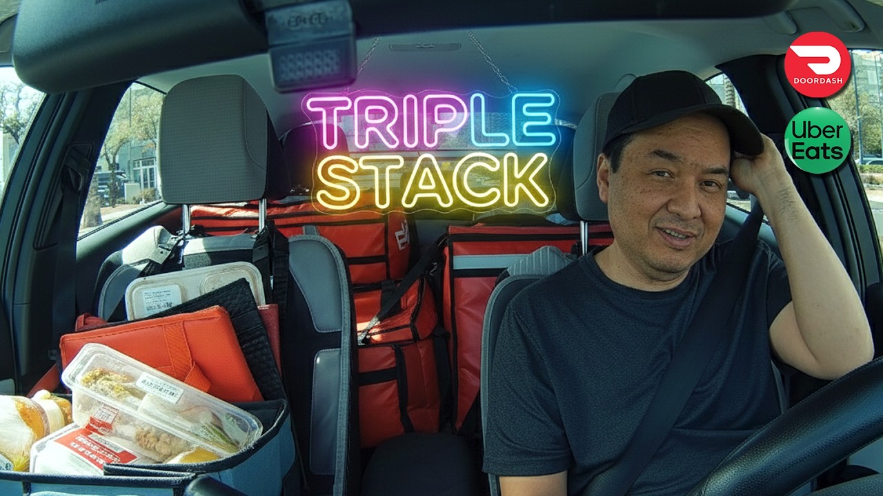 BIG Triple Stacked Order. Take Only $10+ Orders. DoorDash Driver EP 33