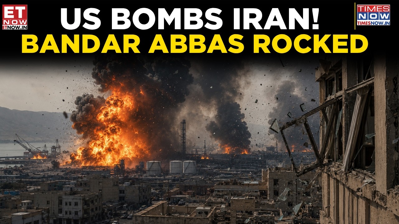 US Airstrikes Rock Iran's Bandar Abbas | Massive Explosions, Windows Shattered As Homes Tremble