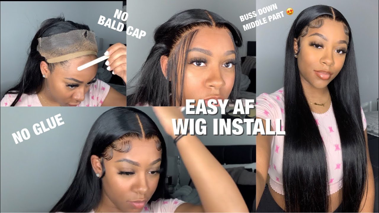 *DETAILED* 28 INCH GLUELESS WIG INSTALL | No Bald Cap | Beginner Friendly | Nadula Hair