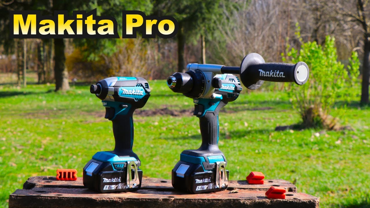 Makita Pro Cordless Drill DHP486 and Impact Driver DTD153