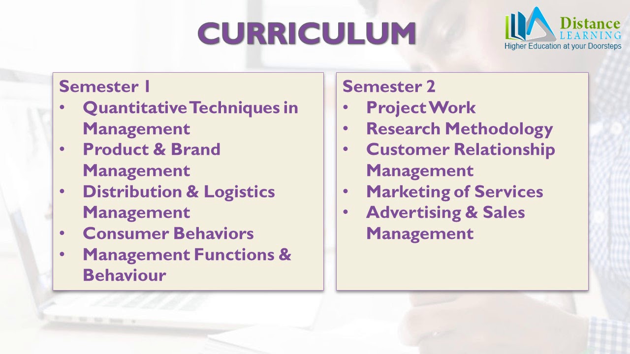 Distance Education PGD in Marketing and Sales Management