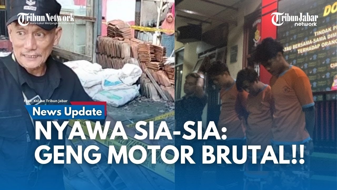 TRAGIS! Nyawa Melayang Sia-sia di Cianjur! Tawuran Geng Motor Berujung Petaka! #TawuranMaut