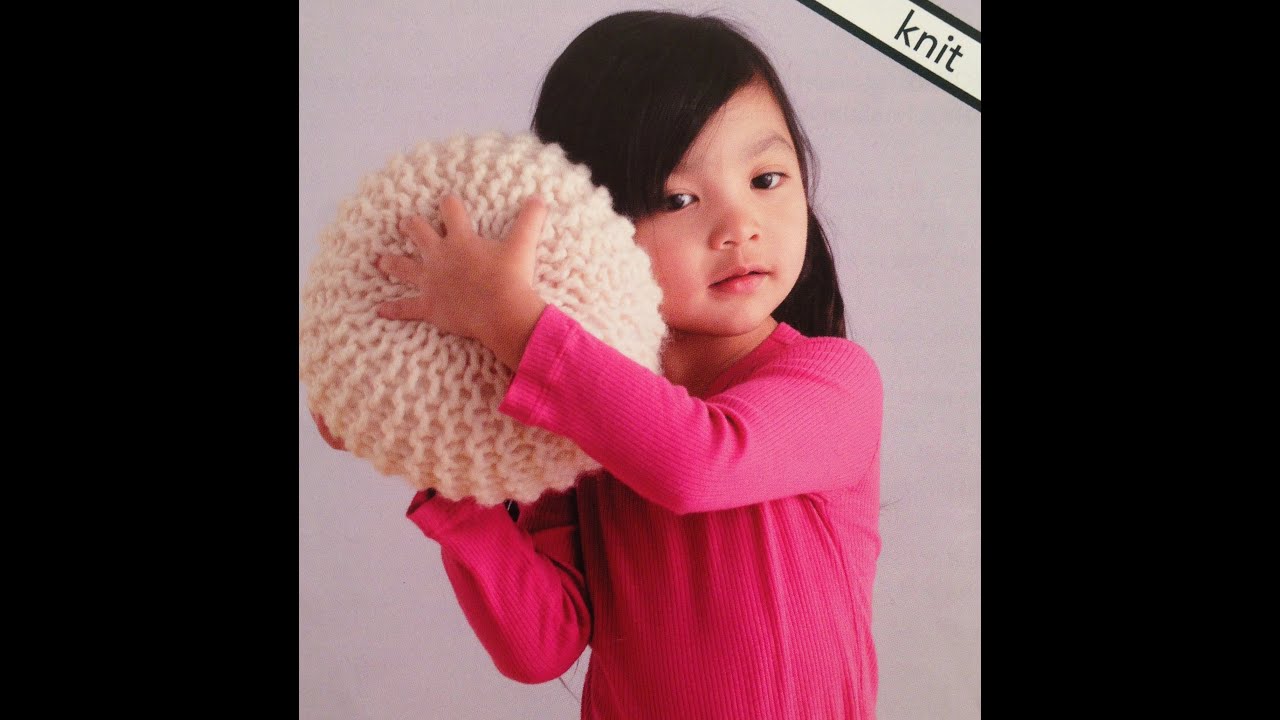HOW TO KNIT A POUF