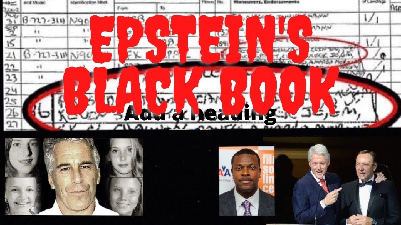 Jeffrey Epstein's Little Black Book - BEFORE He Destroyed It